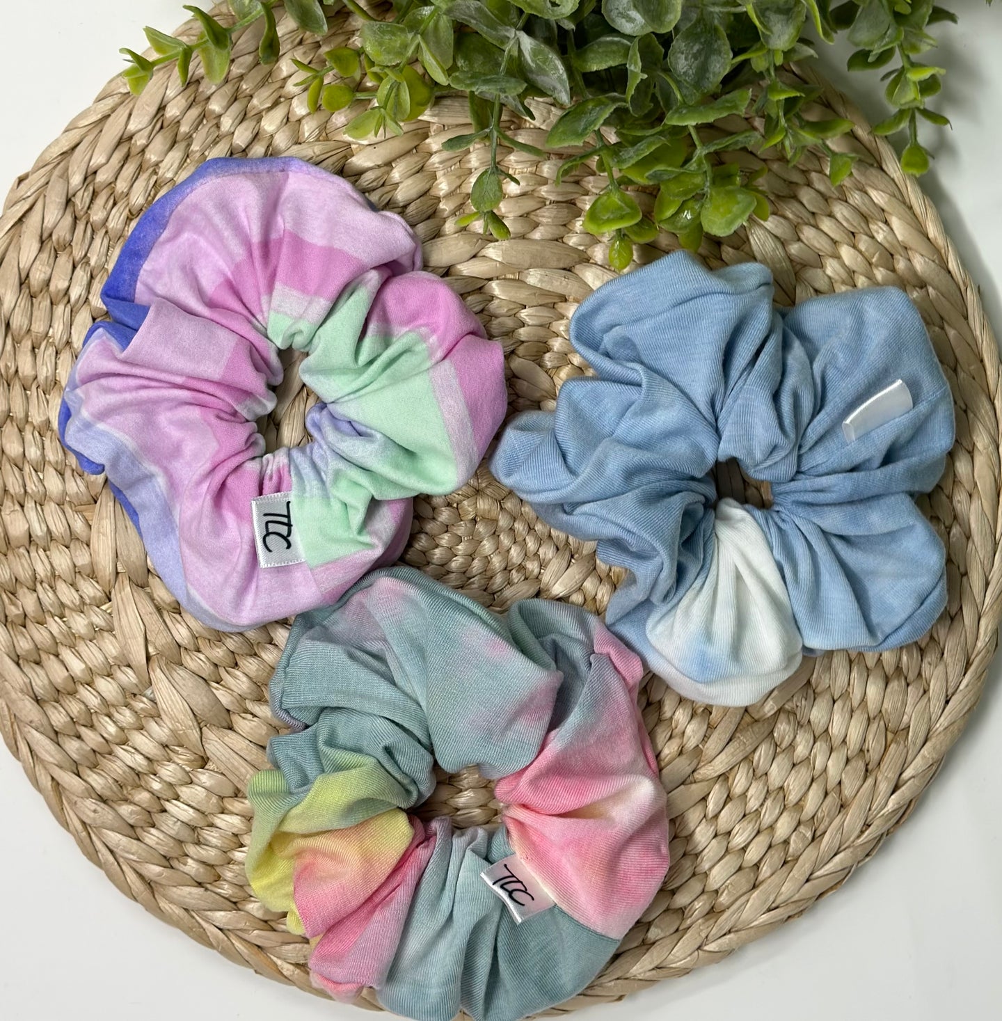 Stretchy Fabric Scrunchies
